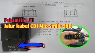 Jalur CDI Mio new  Mio Smile 28D [upl. by Notlil]