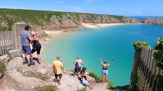 Porthcurno Beach Cornwall [upl. by Yoj911]