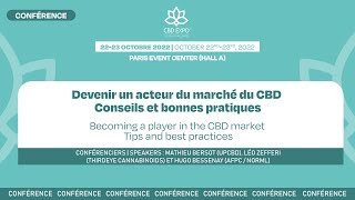 Conférence  Devenir un acteur du marché du CBD  conseils et bonnes pratiques [upl. by Wassyngton128]