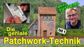 MEGA TUTORIAL Modellbau Blockstelle Oberpreuschwitz  Teil 1  Gebäude in H0 kunstmichiworld 064 [upl. by Yrojram]