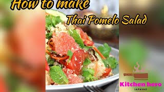 How to make pomelo salad [upl. by Ariamo]