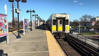 LIRR Diesel action on the Atlantic Branch at Valley Stream M7 wrong railing clip as well [upl. by Elahcim]