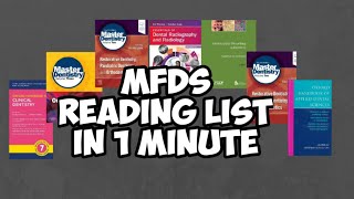 MFDS reading list in 1 minute [upl. by Riggins515]