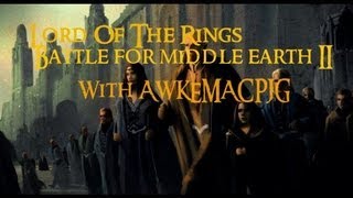 LOTR BFME II Multiplayer MeE vs VampsquidD vs BoneheadMen  AWK RAGE HARD [upl. by Renata]