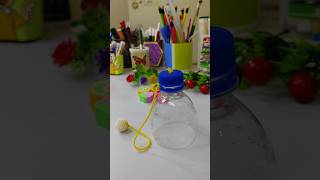 toy craft idea step by step kids activity craft using water bottlehandmade craft youtubeshorts [upl. by Blackburn]