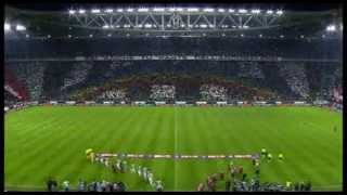 JuventusMilan coreografia arcobaleno amoiltalento [upl. by Nayhr828]