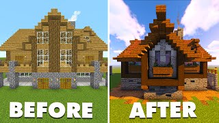 I Transformed MOJANGs 2014 Wooden House [upl. by Jakie]