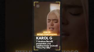 Andrea Bocelli se contagia de reggaeton y crea una fusión unica con Karol G lanzando Vivo Por Ella [upl. by Neltiac]