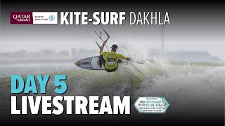 Livestream Day 5  GKA KiteSurf World Cup Dakhla 2023 [upl. by Miun11]