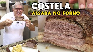 Como Fazer Costela no Forno com Batatas  Tv Churrasco [upl. by Eetse760]