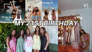 MY 21ST BIRTHDAY VLOG  bday surprises fountain throw amp girls trip [upl. by Amsed]