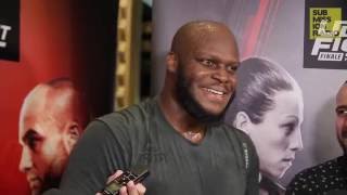 Derrick Lewis Brock Lesnars Not a fighter hes scared to get hit [upl. by Ediva264]