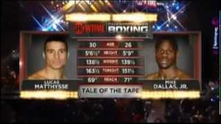 Lucas Matthysse vs Mike Dallas Jr Full Fight [upl. by Ynahteb]