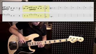 Natiruts  Quero Ser Feliz Também bass cover with tabs in video [upl. by Nymrak]