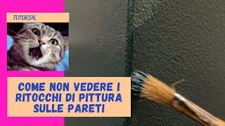 Ritoccare una parete già pitturata TUTORIAL [upl. by Irelav]