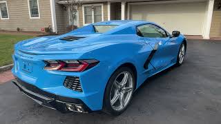 2022 CHEVROLET CORVETTE CONVERTIBLE RAPID BLUE RARE FIND FOR SALE WWWHOLLYWOODMOTORSUSACOM [upl. by Rotman]