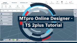 EN Bosch Rexroth MTpro Online Designer HowTo video – TS 2plus [upl. by Nadler275]