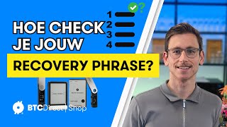 Ledger Recovery Check  Controleer je 24 woorden  Recovery Phrase [upl. by Clardy491]