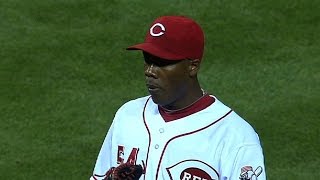 Chapman hits 106 MPH in relief appearance [upl. by Najib]