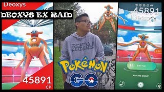 Mein erster DEOXYS EX RAID aber was ist da los Niantic Pokemon Go [upl. by Dnomzed720]