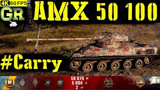 World of Tanks AMX 50 100 Replay  3 Kills 51K DMGPatch 140 [upl. by Yenettirb]