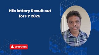 How to check H1b lottery Result for Year 2025h1b lottery h1b visa usa telugu news [upl. by Anires]