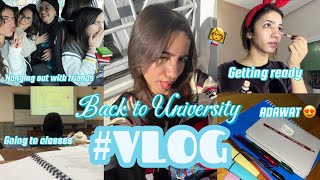 BACK TO UNIVERSITY VLOG 📚 رجعت نقرا ، خرجت مع صحاباتي، شرينا الادوات 😍… [upl. by Koralle]