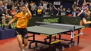 Dimitrij OVCHAROV vs MA Lin FINAL 1of 3 Games Russian Premier League Playoff Table Tennis [upl. by Graces]