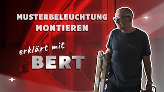 Montage einer Musterbeleuchtung beim Kunden [upl. by Alva]