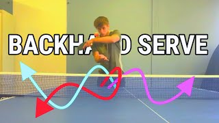 Maximum SPIN Beginner Backhand Serve Tutorial [upl. by Nivrac]