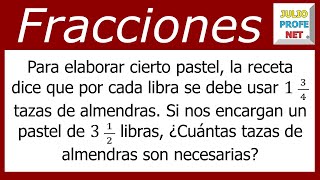 Problema 1 con NÚMEROS FRACCIONARIOS [upl. by Terrena]