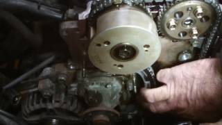 TOYOTA TIMING CHAIN REPLACMENTpt3 [upl. by Aihk737]