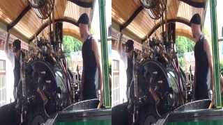 Museumsbahn BlonayChamby 2014 in 3D yt3d [upl. by Airdnat417]