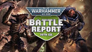 NEW Tyranids Assimilation Swarm vs Black Templars Warhammer 40k Battle Report Ep 53 [upl. by Hayyikaz813]