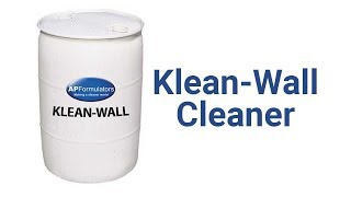 APFormulators KleanWall Cleaner [upl. by Tavy707]