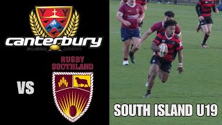 Canterbury vs Southland South Island U19 Tournament 6th September 2024 [upl. by Akkire63]