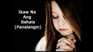 Ikaw Na Ang Bahala  Panalangin lyrics by Aiza Seguerra [upl. by Ainnek]