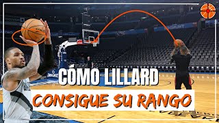 🤫 4 CLAVES para AUMENTAR tu RANGO  Mecánica de tiro de Damian Lillard 🏀 Mejora tu tiro 2 [upl. by Hayikaz]