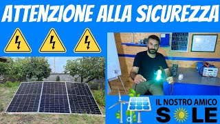 Fotovoltaico off grid  Fiamme in corrente continua [upl. by Oswin]