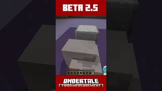 Ruins Comparison Beta 1—25 part 4  Undertale Third Measurementminecraft minecraftpe undertale [upl. by Yadsendew935]