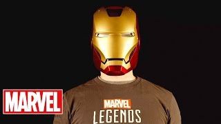 Marvel Legends Series  Ironman Electronic Helmet  UNBOXING [upl. by Mathilde]