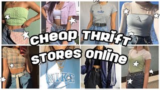 cheap thrift stores online aesthetic  worldwide [upl. by Razid]