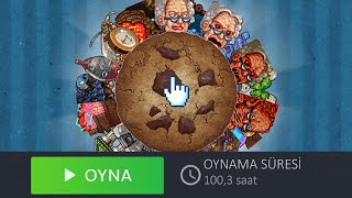 100 SAAT Boyunca Cookie Clicker Oynamak [upl. by Naneek]