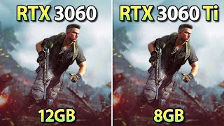 RTX 3060 12GB vs RTX 3060 Ti  More VRAM More FPS [upl. by Spencer]