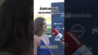 Entrevista a Águeda Marqués  Gala del deporte femenino 2024 [upl. by Gehlbach]