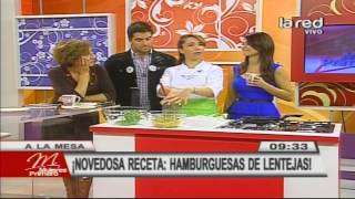 Receta Hamburguesas de lentejas [upl. by Eemaj]