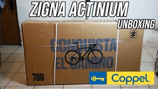 Mi NUEVA BICICLETA  Unboxing ZIGNA Actinium la Gravel de COPPEL [upl. by Aile323]