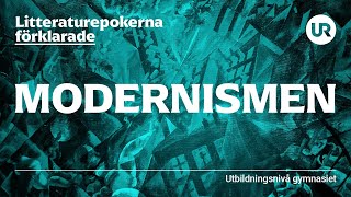 Litteraturepoken modernismen förklarad  SVENSKA  Gymnasienivå [upl. by Kinch377]