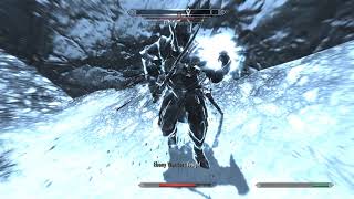 Skyrim  Ebony Warrior  Fair Fight  Legendary [upl. by Enilra]