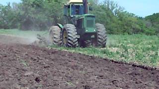 John Deere 7520 Plowing Part 1 [upl. by Iharas93]